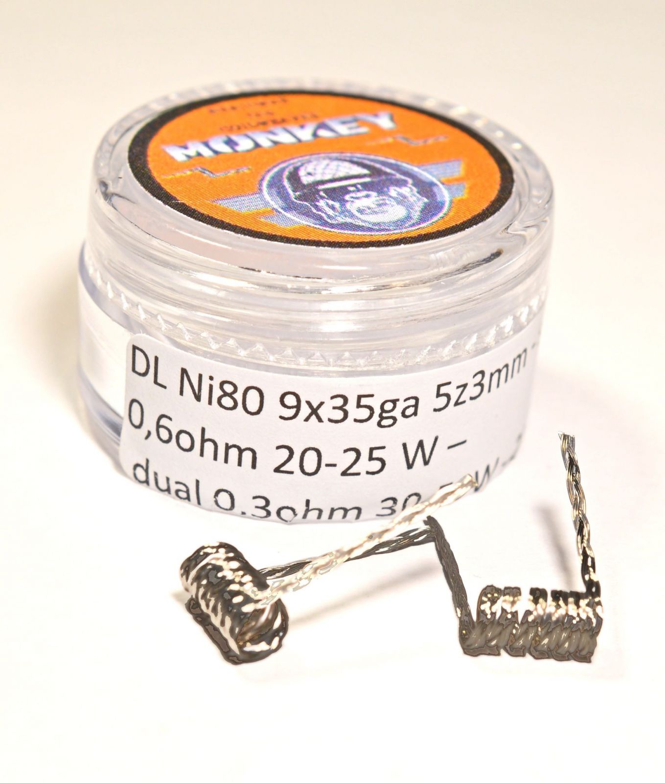 Braid spirálky DL NI80 9x35GA 0,6 ohm - 2ks/balení